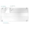 Luxrite 2x4 FT Rectangle LED Troffer Light 3CCT 3500K-5000K 30/40/50W 3750/5000/6250LM 0-10V Dimmable 2-Pack LR25137-2PK - alternate 7